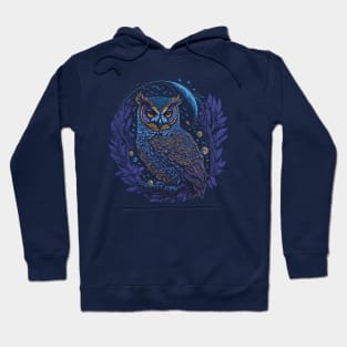 Night Owl With The Moon Hoodie